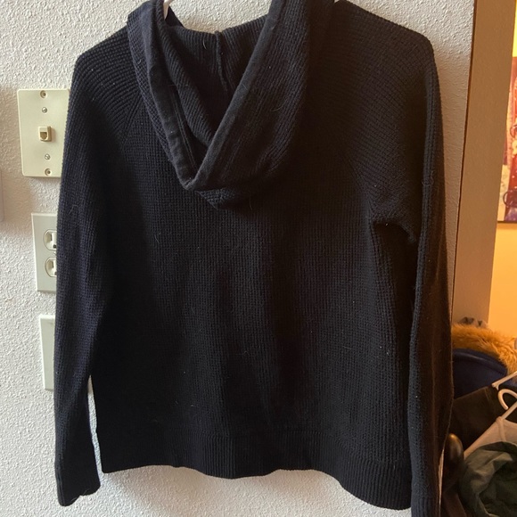 Michael Kors Hooded Waffle Knit Pullover Sweater - Picture 4 of 4